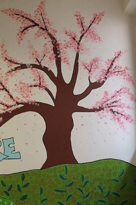 Un albero fiorito